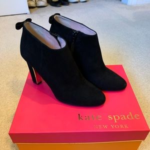 Kate Spade Suede Heeled Ankle Booties
